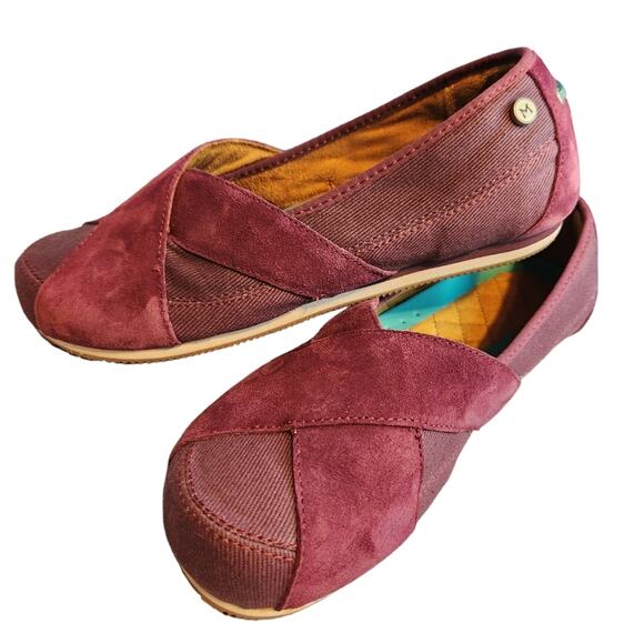 Mozo Sport Work Slip Resistant Suede and Canvas Shoe 7.5 - Picture 6 of 8